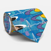 Art abstrait de cravate de cardiologue (Roulé)