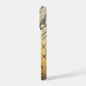 Art abstrait de luxe en maille 3D métallique dorée (Côté gauche)