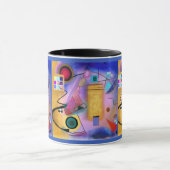 Art abstrait et tasse inspirée cubiste (Centre)