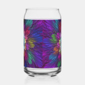 Art abstrait fractal de fleurs psychédéliques colo (Gauche)