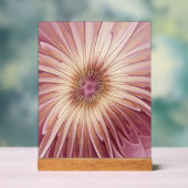 Art Abstrait Fractal Fleur & Tons de Bourgogne (Neutre)