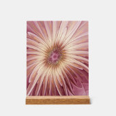 Art Abstrait Fractal Fleur & Tons de Bourgogne (Recto)