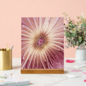 Art Abstrait Fractal Fleur & Tons de Bourgogne (Mariage)