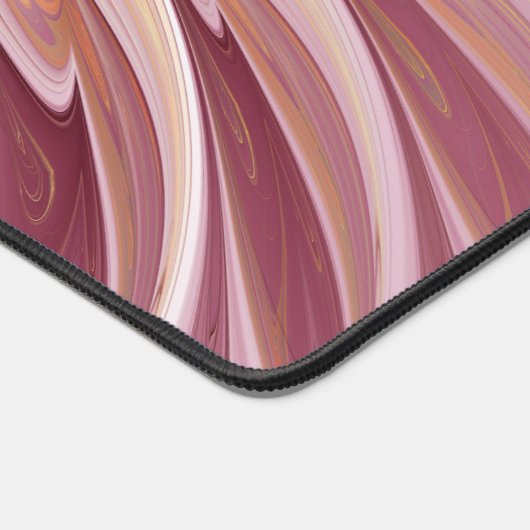 Art Abstrait Fractal Fleur & Tons de Bourgogne (Coin)