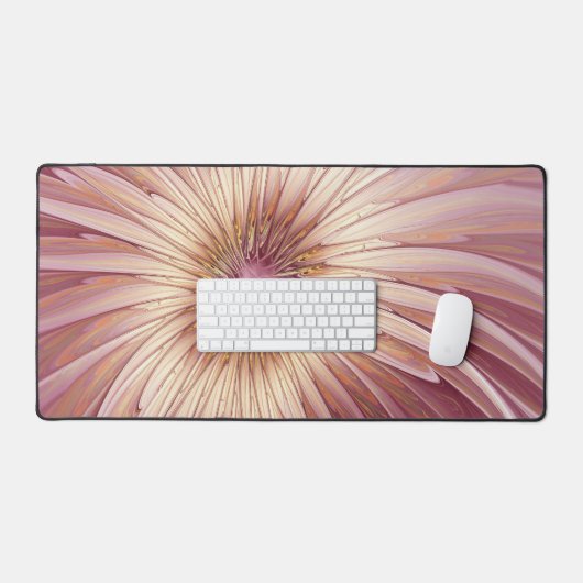 Art Abstrait Fractal Fleur & Tons de Bourgogne (Clavier et souris)