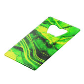 Art abstrait fractal jaune vert (Devant Angle)