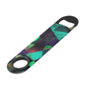 Art abstrait géométrique, coloré, texturisé (Dos Angle)