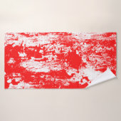 Art abstrait grunge illustration effet de brosse à (Serviette de bain)
