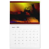 Art abstrait impressionnant mauvais de calendrier (Mar 2026)