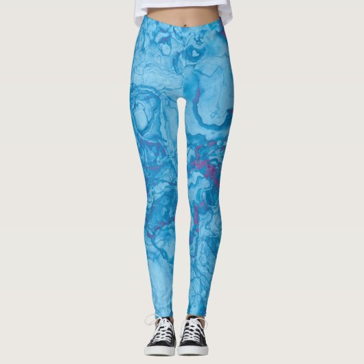 Art Abstrait Leggings 124 (Devant)