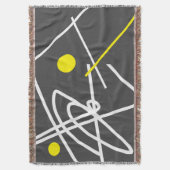 Art abstrait minimalisme Point jaune Couverture gr (devant Vertical)