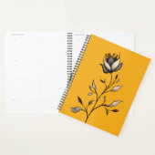 Art Abstrait minimaliste Fleur Jaune (Devant avec enveloppe)
