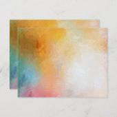 Art Abstrait moderne Blanc Modèle coloré (Devant / Derrière)