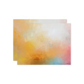 Art Abstrait moderne Blank Modèle coloré (Devant/Arrière en situation)