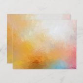 Art Abstrait moderne Blank Modèle coloré (Devant / Derrière)