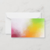 Art Abstrait moderne Blank Modèle rouge jaune (Devant)