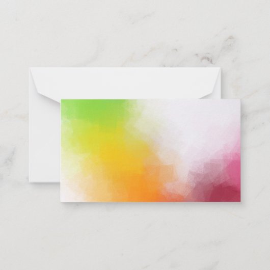 Art Abstrait moderne Blank Modèle rouge jaune (Dos)