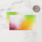 Art Abstrait moderne Blank Modèle rouge jaune (Devant/Arrière en situation)