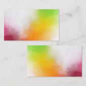 Art Abstrait moderne Blank Modèle rouge jaune (Devant / Derrière)