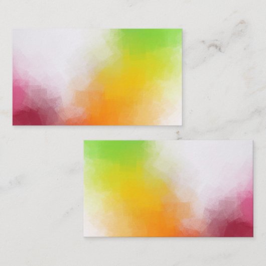 Art Abstrait moderne Blank Modèle rouge jaune (Devant / Derrière)