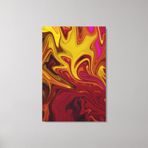 Art Abstrait moderne coloré toile d'huile pastel