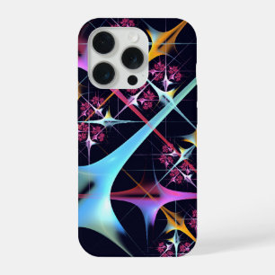 Art abstrait moderne floral rose motif de couleur