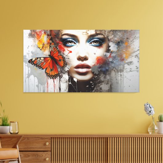 Art Abstrait moderne Impression - Gold Texture Oil (Insitu(Salon))