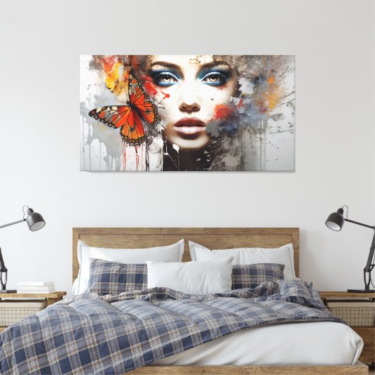 Art Abstrait moderne Impression - Gold Texture Oil (Insitu(Chambre))