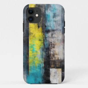 Art Abstrait moderne iPhone 11 Coque