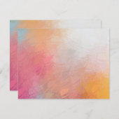 Art Abstrait moderne Vierge Modèle coloré (Devant / Derrière)