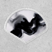 Art Abstrait noir et blanc :