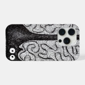 Art abstrait noir et blanc Doodle (Verso Horizontal)