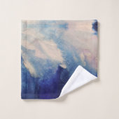 Art Abstrait Océan (Gant de toilette)