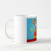 Art Abstrait Peinture couple Relation Amour Mug (Gauche)