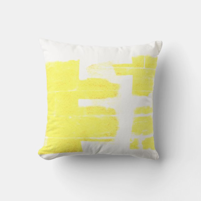 Art Abstrait Peinture D'Un Coussin Coussin Type (Recto)
