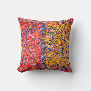 Art Abstrait Peinture D'Un Coussin Coussin Type