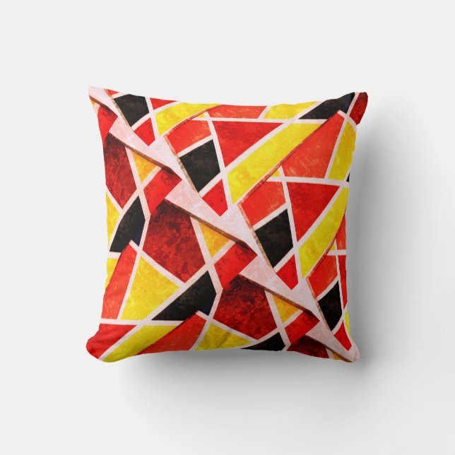 Art Abstrait Peinture D'Un Coussin Coussin Type (Recto)