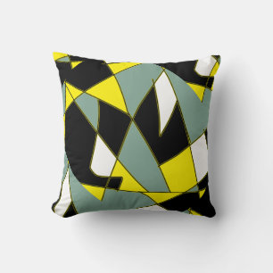 Art Abstrait Peinture D'Un Coussin Coussin Type