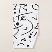 Art Abstrait Peinture D'Une Sorte (Serviette à main)