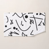 Art Abstrait Peinture D'Une Sorte (Serviette à main)