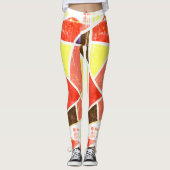 Art Abstrait Peinture D'Une Sorte De Leggings (Devant)