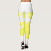 Art Abstrait Peinture D'Une Sorte De Leggings (Dos)