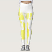 Art Abstrait Peinture D'Une Sorte De Leggings (Devant)
