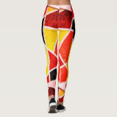 Art Abstrait Peinture D'Une Sorte De Leggings (Dos)