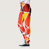 Art Abstrait Peinture D'Une Sorte De Leggings (Gauche)