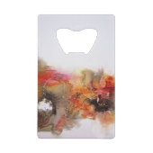 Art Abstrait rouge Brown orange blanc (Devant)