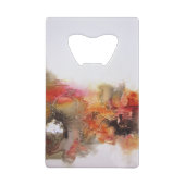 Art Abstrait rouge Brown orange blanc (Dos)