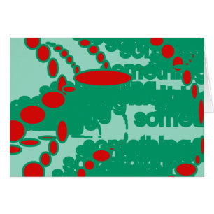 art abstrait rouge et vert 1123