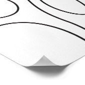 Art Abstrait simple | Poster (Coin)