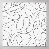 Art Abstrait simple | Poster (Devant)